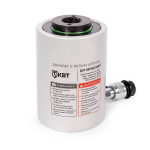 Домкрат с полым штоком с пружинным возвратом штока ДП-30П50 Профи КВТ (1/2) Домкрат с полым штоком с пружинным возвратом штока ДП-30П50 Профи КВТ (1/2)