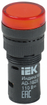 Лампа матрица AD16DS d16мм 24В красный IEK (10/600)