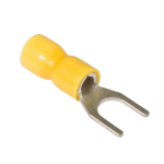 Наконечник вилочный изолированный НВИ 6.0-5 желтый (100 шт) PLEXUP