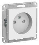 Розетка 1гн без З/К шторки с/у лотос механизм 16А AtlasDesign Systeme Electric (1/20)