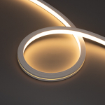 Лента герметичная MOONLIGHT-PRO-TOP-X320-20x20mm 48V Warm3000 (10 W/m, IP67, 30m, wire x2) (Arlight, Вывод боковой, 7 лет)