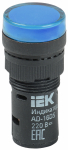 Лампа матрица AD16DS d16мм 230В синий IEK (10/600)
