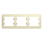 Рамка 3гн крем Glossa Systeme Electric (1/15/90) Рамка 3гн крем Glossa Systeme Electric (1/15/90)