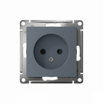 Розетка 1гн без З/К шторки с/у грифель механизм 16А AtlasDesign Systeme Electric Розетка 1гн без З/К шторки с/у грифель механизм 16А AtlasDesign Systeme Electric