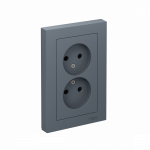 Розетка 2гн без З/К с/у грифель в сборе 16А AtlasDesign Systeme Electric (1/15) Розетка 2гн без З/К с/у грифель в сборе 16А AtlasDesign Systeme Electric (1/15)