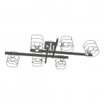 Потолочная люстра Citilux Вирта CL139262 Потолочная люстра Citilux Вирта CL139262