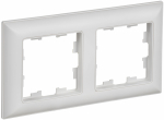 BRITE Рамка 2-мест. РУ-2-БрАБ а/б/бел. IEK BRITE Рамка 2-мест. РУ-2-БрАБ а/б/бел. IEK