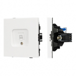 Механизм компьютерной розетки SCT-TENDO-MPC1-SFPL-WH (RJ-45, CAT6) (Arlight, Матовый белый) Механизм компьютерной розетки SCT-TENDO-MPC1-SFPL-WH (RJ-45, CAT6) (Arlight, Матовый белый)
