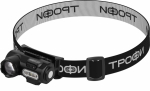 Фонарь налобный светодиодный Трофи GA-103 аккумуляторный 3 Bт сенсорное управление магнит клипса 6 режимов