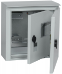 Щит учета ЩУ-1/1 1 310х300х150 настен эл. окно с зам. металл 74 IP66 TITAN IEK (1)