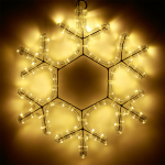 Фигура ARD-SNOWFLAKE-M7-450x375-126LED Warm (230V, 7.5W) (ARDCL, IP65)