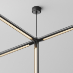 Technical Х-образный вертикальный коннектор для системы Shelf с вводом питания