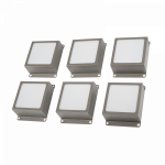 Светильник светодиодный ДВО PPL 089/G OPAL 42W 4000K GREY IP40 /компл./ "Грильято" 100*100мм "Домино" Jazzway Светильник светодиодный ДВО PPL 089/G OPAL 42W 4000K GREY IP40 /компл./ "Грильято" 100*100мм "Домино" Jazzway