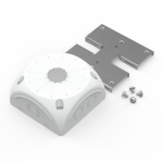 Коробка распределительная 60-0500-9003-П для видеокамер двухкомпонентная безгалогенная (HF) белая 100х100х50 с пластиной монтажной Промрукав Коробка распределительная 60-0500-9003-П для видеокамер двухкомпонентная безгалогенная (HF) белая 100х100х50 с пластиной монтажной Промрукав