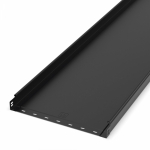 Лоток неперфорированный Стандарт 400х50х3000 (1,0 мм) RAL 9005 (6 м/уп) Промрукав Лоток неперфорированный Стандарт 400х50х3000 (1,0 мм) RAL 9005 (6 м/уп) Промрукав