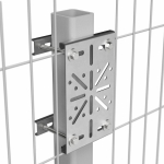 Комплект крепление монтажной пластины к опорам ограждений Промрукав