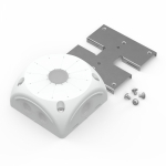 Коробка распределительная 60-0505-9003-П для видеокамер двухкомпонентная с мембранами белая 100х100х50 с пластиной монтажной Промрукав Коробка распределительная 60-0505-9003-П для видеокамер двухкомпонентная с мембранами белая 100х100х50 с пластиной монтажной Промрукав