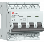 Авт. выкл. 4P 1А (C) 6кА ВА 47-63N EKF PROxima
