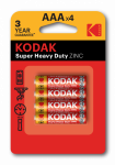 Элемент питания R03 (ААА) солевой бл.4шт EXTRA HEAVY DUTY Kodak (4/48/240) Элемент питания R03 (ААА) солевой бл.4шт EXTRA HEAVY DUTY Kodak (4/48/240)