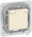 Розетка с з/к/ш с кр. 16А IP44 6737411 слон. к. INSPIRIA IEK Розетка с з/к/ш с кр. 16А IP44 6737411 слон. к. INSPIRIA IEK
