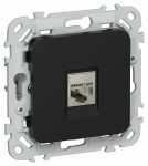 FLITE Роз. комп. RJ45 кат.5Е STP РК5е-1-1-ФлЧ чер. IEK