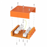 Коробка металлическая огнестойкая 70-0370-FR10.0-12 Е15-Е120 130х130х35 Промрукав