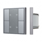 INTELLIGENT ARLIGHT Кнопочная панель DALI-201-23-1G-4SC-IN Silver (BUS, Frame) (IARL, IP20 Металл, 3 года) INTELLIGENT ARLIGHT Кнопочная панель DALI-201-23-1G-4SC-IN Silver (BUS, Frame) (IARL, IP20 Металл, 3 года)