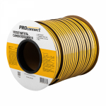 Уплотнитель самоклеящийся, коричневый, Р-профиль 9x5,5мм, для зазоров 2,5-4мм, буxта 100м PROconnect