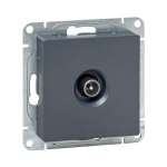 Механизм розетки TV, оконечная, графит Эпика EKF