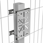 Комплект крепление монтажной пластины к опорам ограждений AISI 304 Промрукав