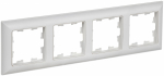 BRITE Рамка 4-мест. РУ-4-БрАБ а/б/бел. IEK BRITE Рамка 4-мест. РУ-4-БрАБ а/б/бел. IEK