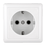 Розетка 1гн с З/К о/у белый изол.пласт. 16А IP20 Хит Systeme Electric  (1/132)