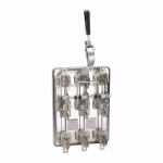 Выключатель-разъединитель встр. стационарный 3p 630А 380В 32кА рычажковый сервисный, для авар. остановки IP00 КЭАЗ