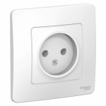 Розетка 1гн без З/К с/у белый 16А Blanca Systeme Electric (1/10)