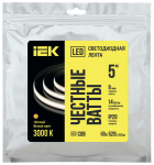 Лента LED 5м COB-528LED freecut 14Вт/м IP20 24В 3000К IEK Лента LED 5м COB-528LED freecut 14Вт/м IP20 24В 3000К IEK