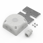 Коробка распределительная 60-0505-П-ВМУ для видеокамер двухкомпонентная с мембранами серая 100х100х50 с пластиной и муфтой Промрукав Коробка распределительная 60-0505-П-ВМУ для видеокамер двухкомпонентная с мембранами серая 100х100х50 с пластиной и муфтой Промрукав