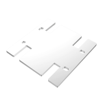 Скоба соед Св-к кардан квадрат DL-TETRIS 62х75mm