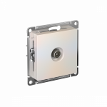 Розетка 1гн ТВ оконечная с/у жемчуг механизм AtlasDesign Systeme Electric (1/10)