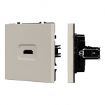 ARL NOBE Розетка HDMI софт-тач кашемир SCT-MHD1-SFPL-CA (Arlight, -)