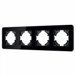 Рамка стеклянная FRM-OMALI-GS-4-BK (Arlight, -) Рамка стеклянная FRM-OMALI-GS-4-BK (Arlight, -)