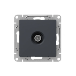 Механизм розетки TV, проходная, графит Эпика EKF