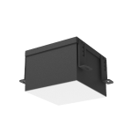 Светодиодный светильник VARTON DL-Grill CRI90 для потолка Грильято 150х150 мм встраиваемый 24 Вт 3000 К 136х136х80 мм IP54 RAL9005 черный муар DALI