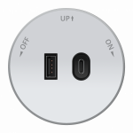 MultiTrack Розетка 2хUSB (тип А+С) 18Вт, 5В/3А Белый MultiTrack Розетка 2хUSB (тип А+С) 18Вт, 5В/3А Белый