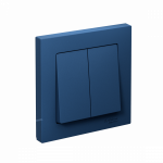 Выключатель 2кл с/у аквамарин в сборе AtlasDesign Systeme Electric (1/15)