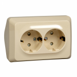 Розетка угловая 2гн с З/К шторки о/у крем 16А IP20 Этюд Systeme Electric (1/8/64) Розетка угловая 2гн с З/К шторки о/у крем 16А IP20 Этюд Systeme Electric (1/8/64)