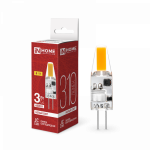 Лампа светодиодная LED-JC-COB 3Вт 12В G4 4000К 310Лм IN HOME Лампа светодиодная LED-JC-COB 3Вт 12В G4 4000К 310Лм IN HOME