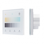 INTELLIGENT ARLIGHT Сенсорная панель SMART-DALI-301-11-1G-4SC-DT8 Белая (230V, встраиваемая, 2.4G) (IARL, IP20 Пластик, 5 лет)