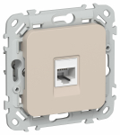 FLITE Роз. комп. RJ45 кат.5Е UTP РК5е-1-0-ФлЛ льн. IEK FLITE Роз. комп. RJ45 кат.5Е UTP РК5е-1-0-ФлЛ льн. IEK