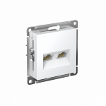 Розетка 2гн комп+комп RJ45+RJ45 с/у лотос механизм кат.5е AtlasDesign Systeme Electric (1/10) Розетка 2гн комп+комп RJ45+RJ45 с/у лотос механизм кат.5е AtlasDesign Systeme Electric (1/10)