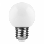 Лампа светодиодная, (1W) 230V E27 2700K G45 матовая, LB-37 Лампа светодиодная, (1W) 230V E27 2700K G45 матовая, LB-37